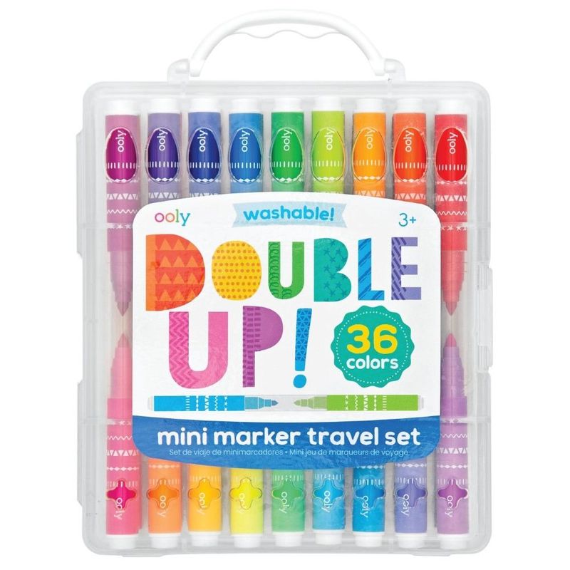 Ooly Double Up 2 In 1 Travel Mini Markers (Set Of 36)