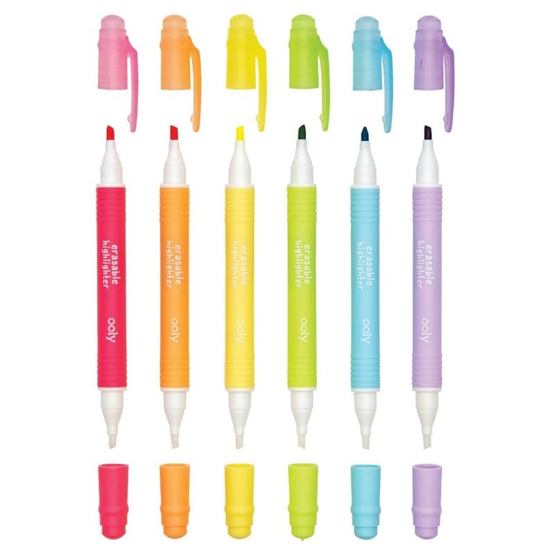 Ooly Mini Magic Liners Erasable Highlighters (Set Of 6)