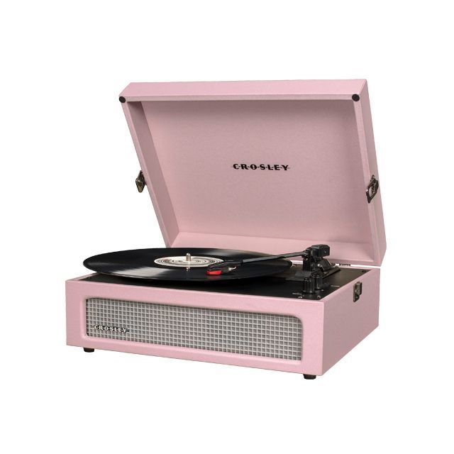 Crosley Voyager Portable Bluetooth Turtable with Built-in Speakers - Amethyst