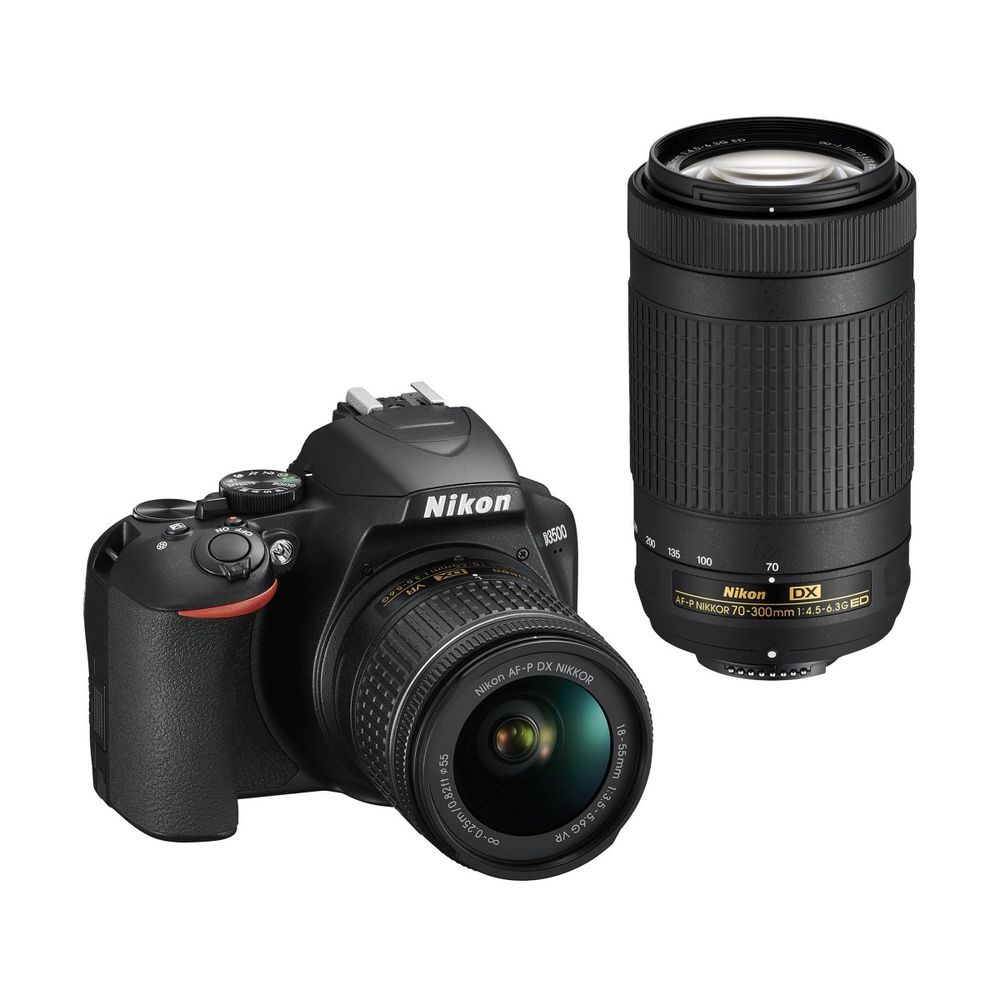 Nikon D3500 DSLR Camera + 18-55mm + 70-300mm