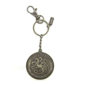 Game of Thrones Targaryen Shield Snap Keychain