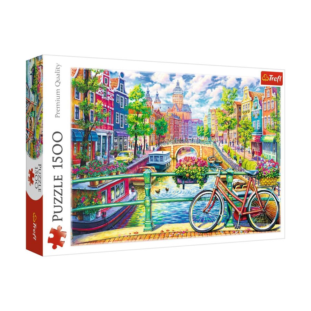Trefl Amsterdam Canal 1500 Pcs Jigsaw Puzzle