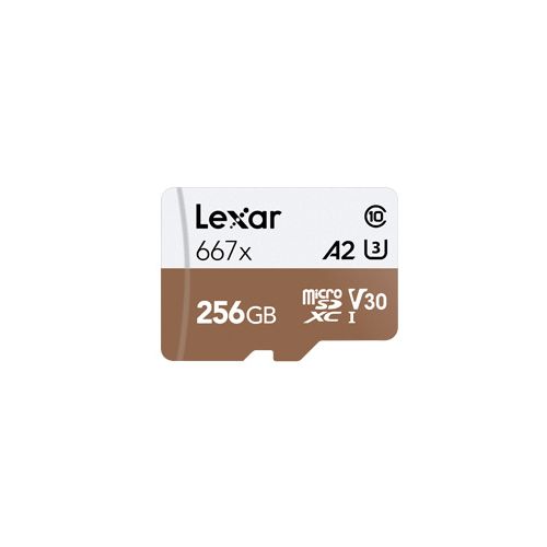 Lexar Professional 256GB 667x microSDXC UHS-I card