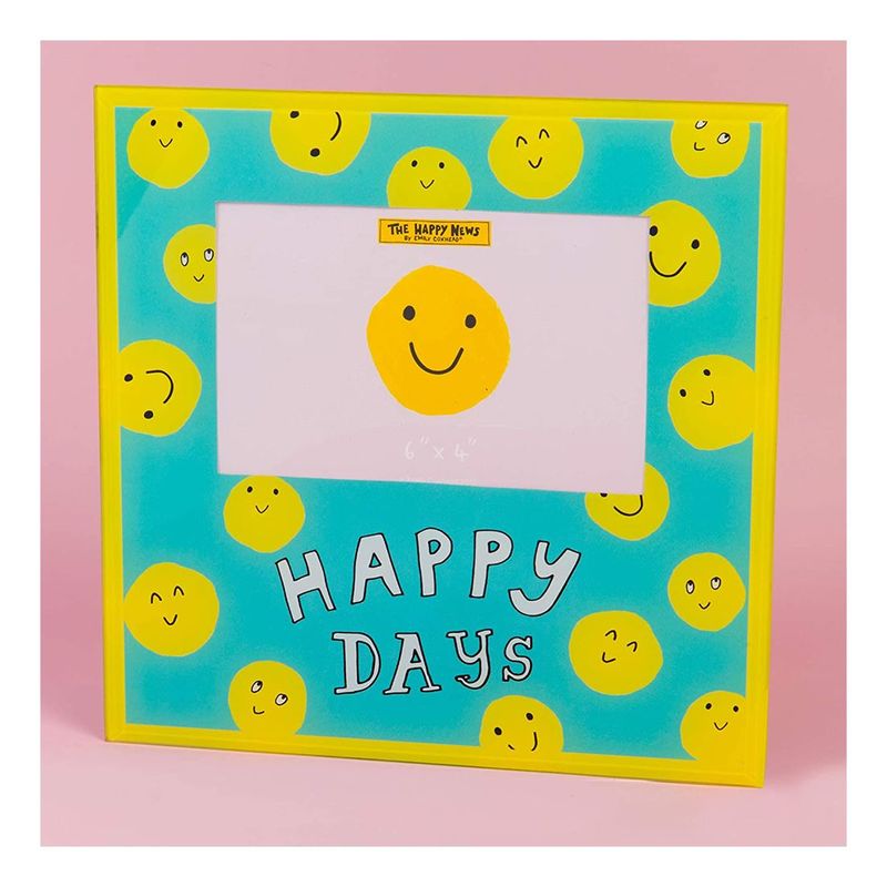 The Happy News Glass Frame Happy Days (6 x 4)