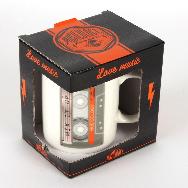 Harvey Makin Musicology Cassette Mix It Up Mug 400ml