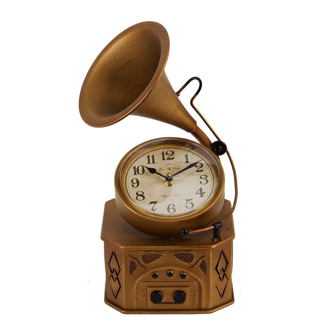 Hometime Mantel Gramophone Clock