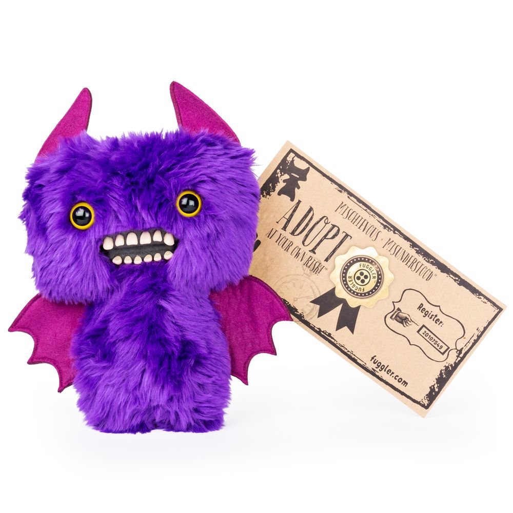 Fuggler Plush Purple Bat