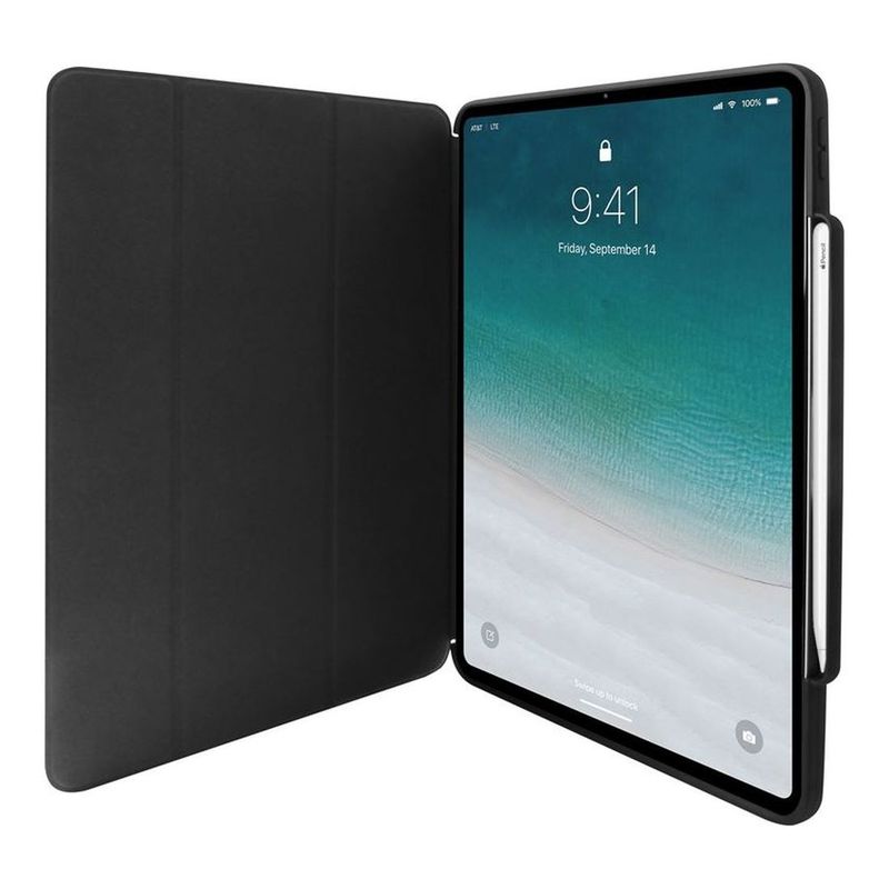 Puro Zeta Pro Booklet Case Black for iPad Pro 12.9-Inch