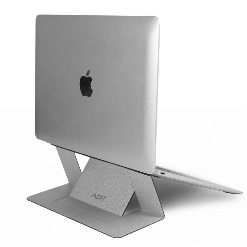 MOFT Adhesive Laptop Stand Silver (For Laptops up to 15.6-Inch)