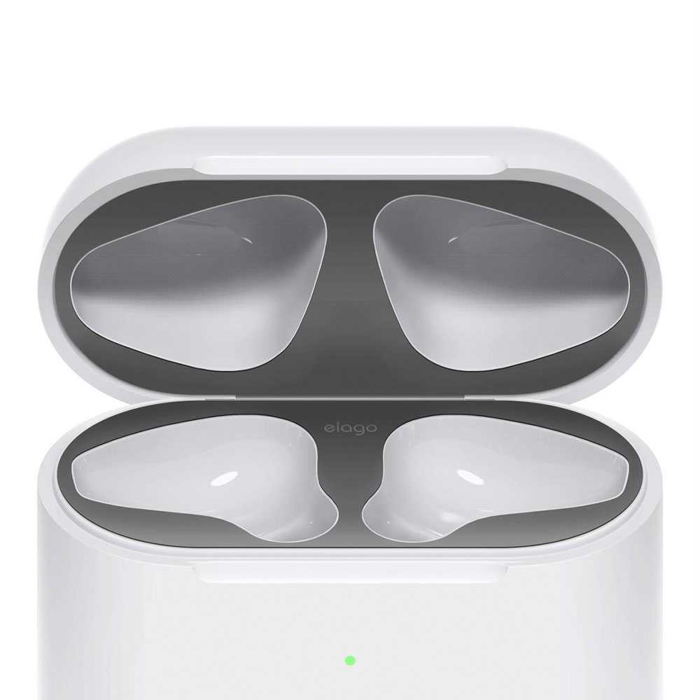 Elago Dust Guard Matte Grey for AirPods (Set of 2)