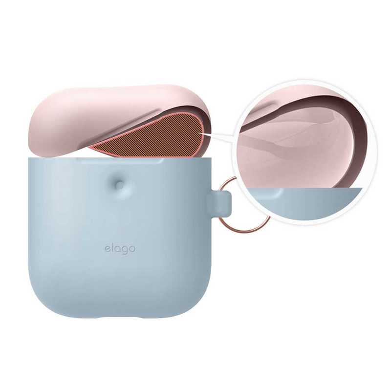 Elago Duo Hang Case Pastel Blue/Pink/White for AirPods