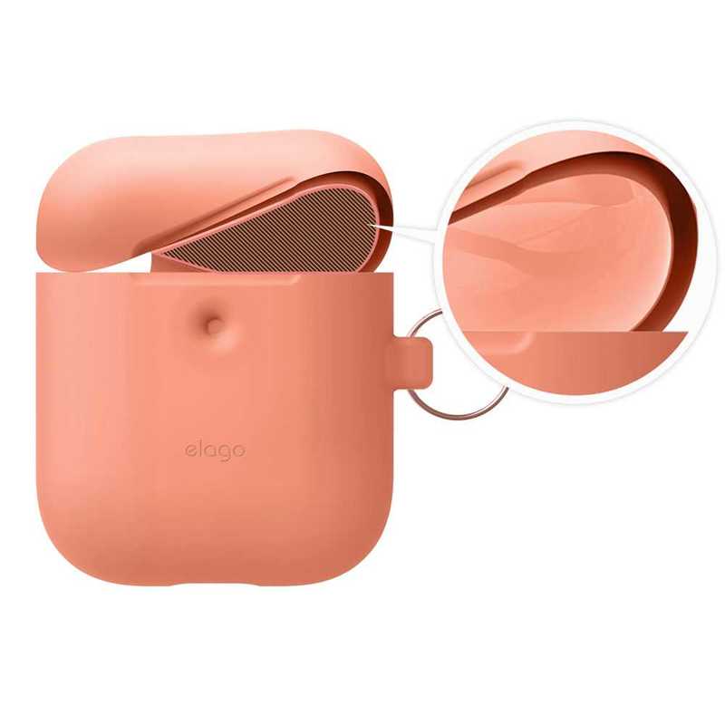 Elago Hang Case Peach for AirPods