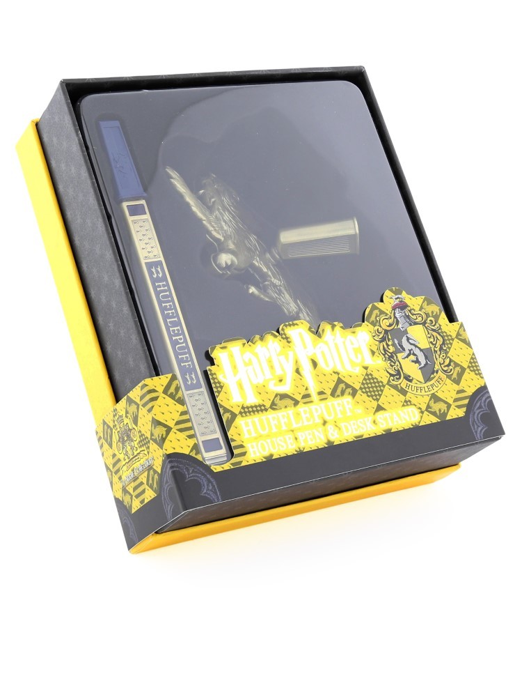 Noble Collection Harry Potter Hufflepuff Pen & Desk Stand