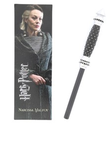 Noble Collection Harry Potter Narcissa Wand Pen & Bookmark