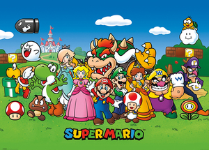 Super Mario Animated Giant Poster (100 x 140 cm)
