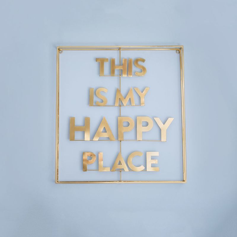 This Is My Happy Place Metal Word Art