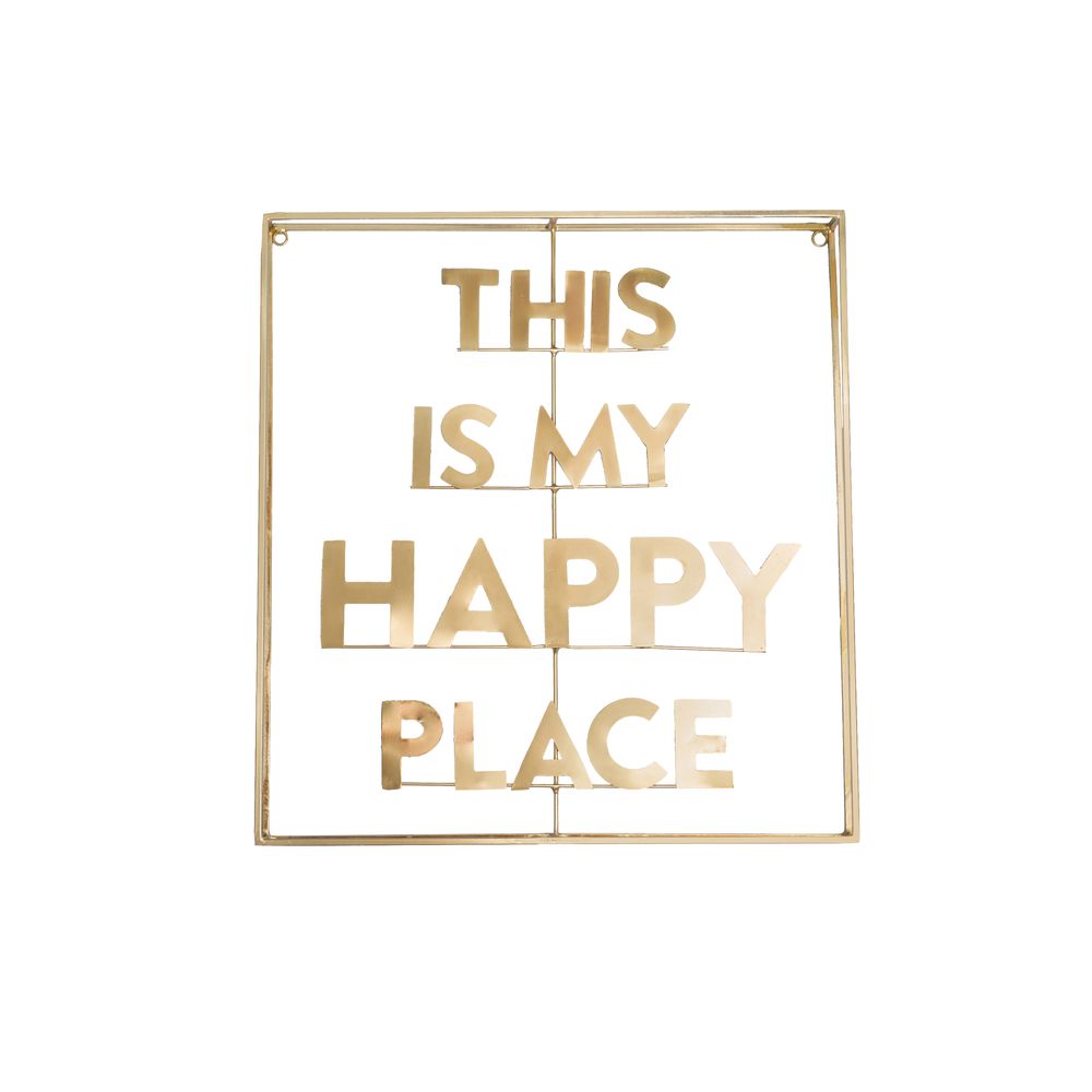 This Is My Happy Place Metal Word Art