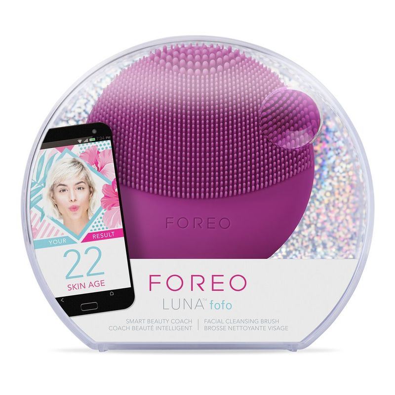 Foreo Luna Fofo Smart Cleansing Massager & Skin Analyzer Purple
