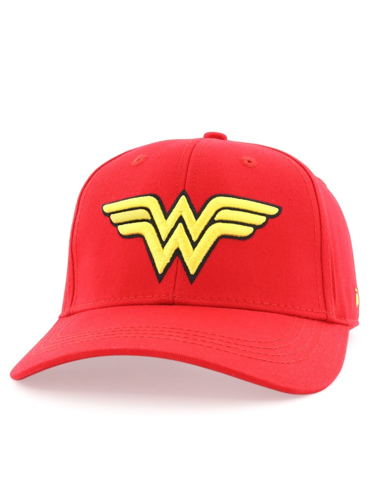 Wonder Woman Logo Baseball Cap Adult Red