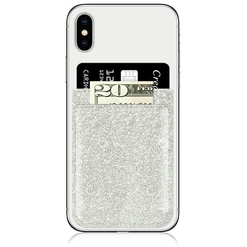 iDecoz Silver Glitter Phone Pocket