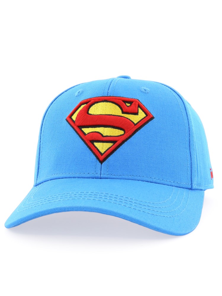 Superman Logo Unisex Baseball Cap Medium Blue Osfa