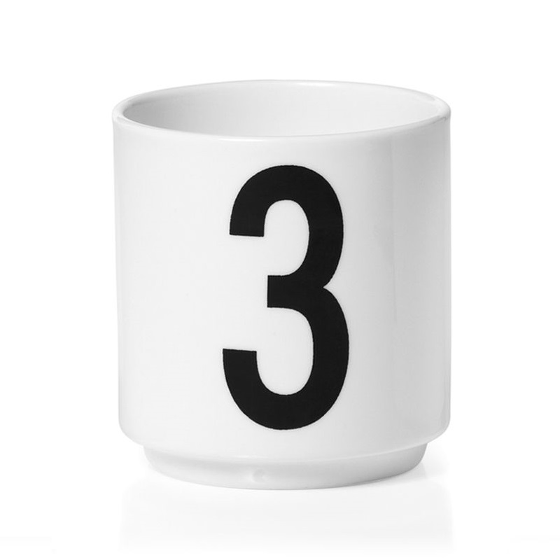 Design Letters Espresso Cups 3 White