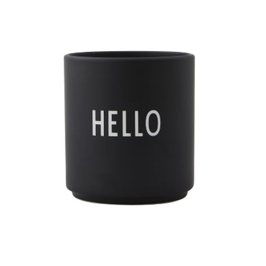 Design Letters Favourite Cup Hello Black