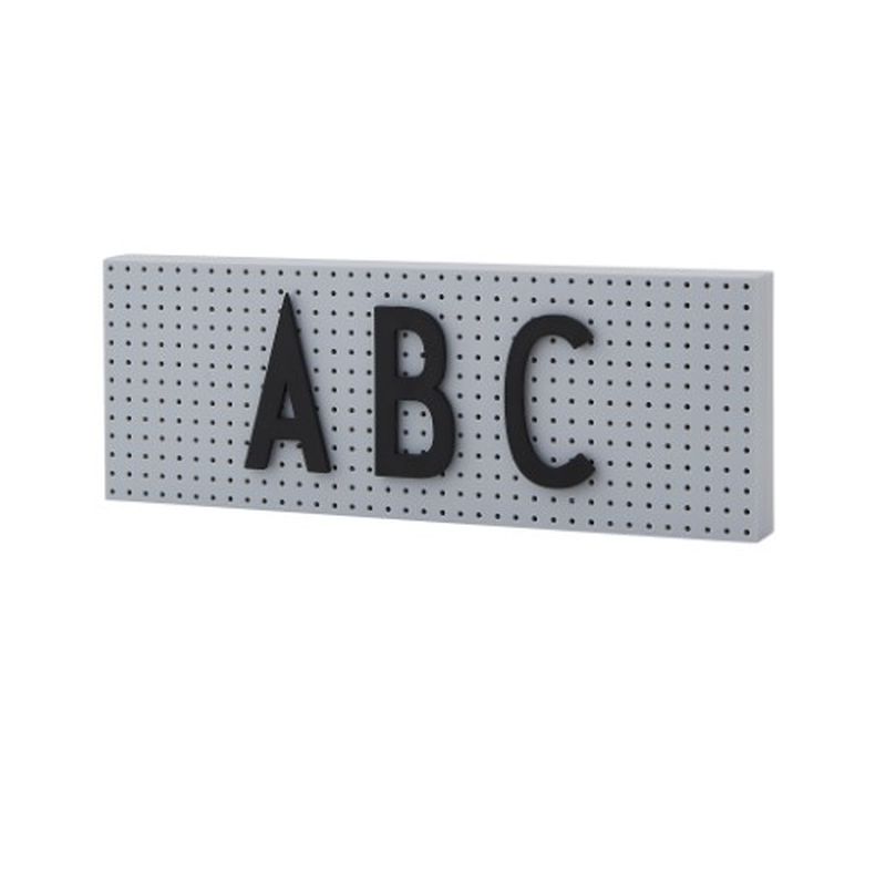 Design Letters The Sign Small Message Board Grey