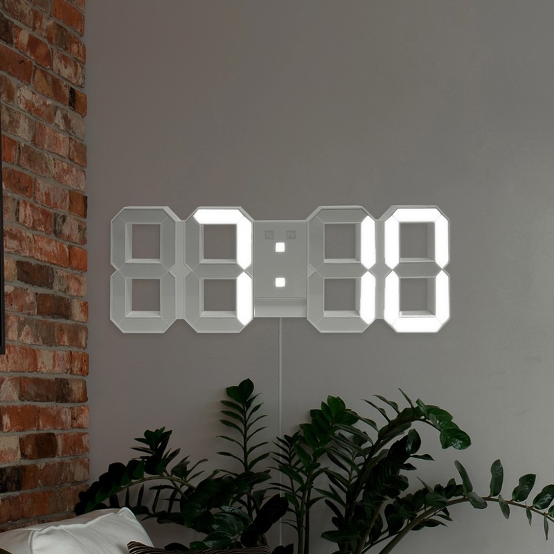 Balvi Digital White Clock