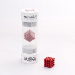Nanodots 64 Red Magnetic Dots