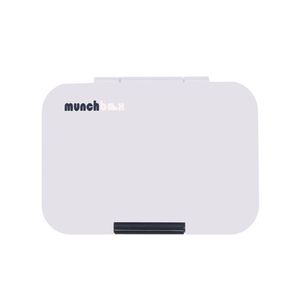 Munchbox Munchi Snack White Pearl White/Black Lunchbox