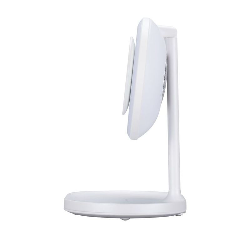 Momax Q.Led Mirror & Bluetooth Speaker With Wireless Charging White