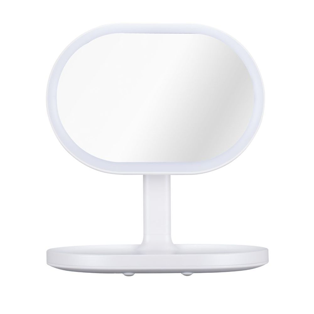 Momax Q.Led Mirror & Bluetooth Speaker With Wireless Charging White