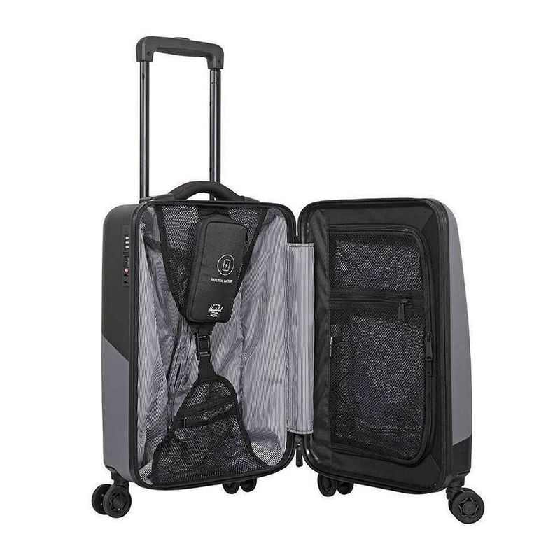 Herschel Trade Power Carry-On Rolling Luggage Grey/Black 34L