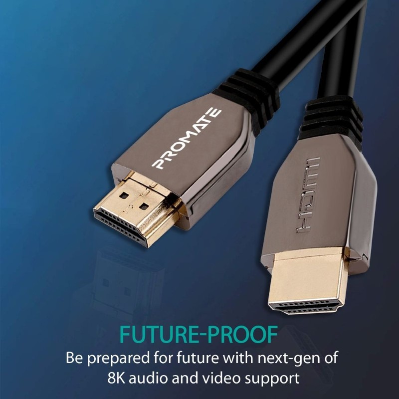 Promate Prolink8k-200 Black 8K 60Hz HDMI 2.1 Cable