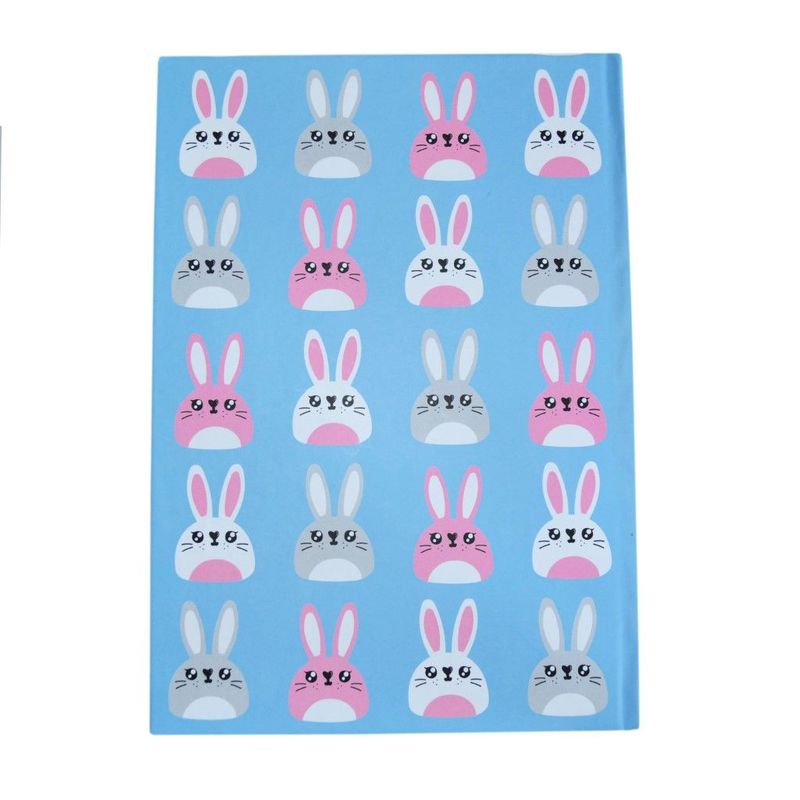 Happy Zoo Rabbit Notebook with Plush Patch