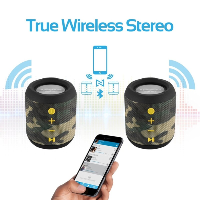 Promate Bomba Camo 7W All-in-One Bluetooth Speaker