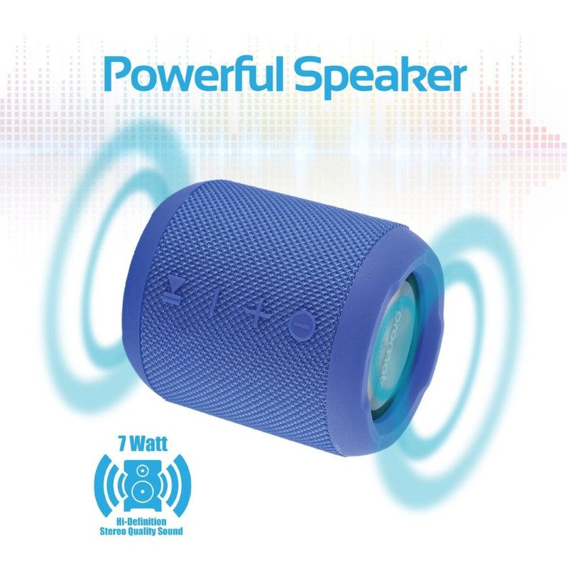 Promate Bomba Blue 7W All-in-One Bluetooth Speaker