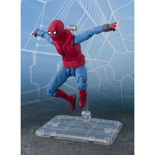 S.H.Figuarts Spider-Man Home Made Suit Version & Tamashii Option Act Wall