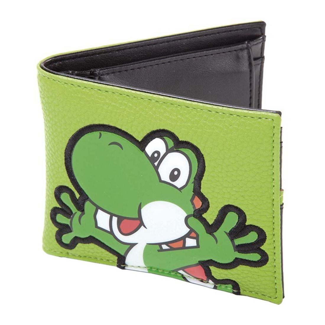 Nintendo Yoshi Pvc Patch Bifold Wallet Green