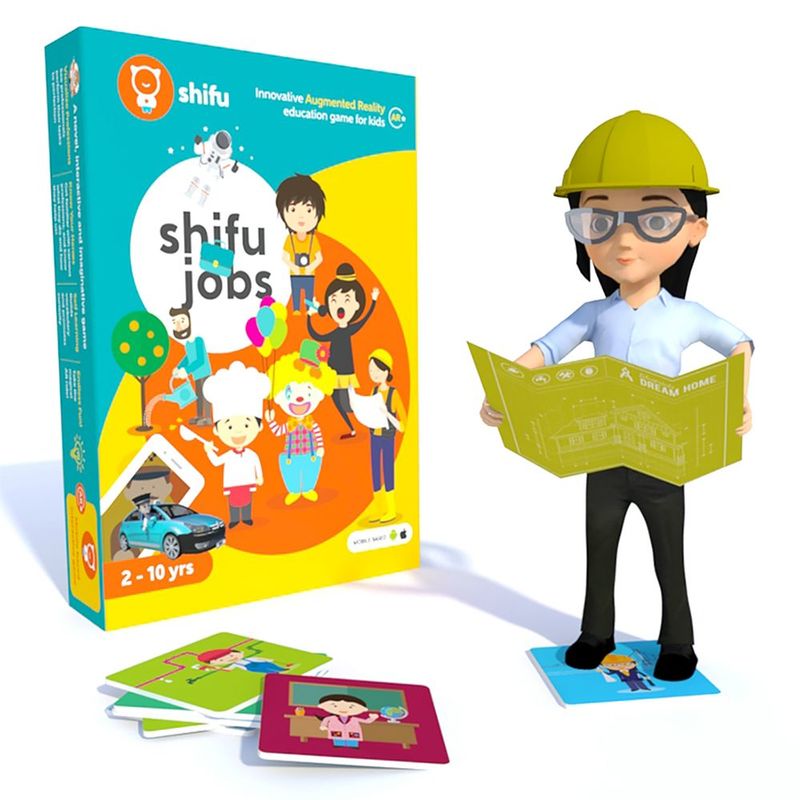 Shifu Jobs Educational Interactive AR Card Game for Kids