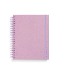 ban.do 17-Month Large Planner Lilac Glitter