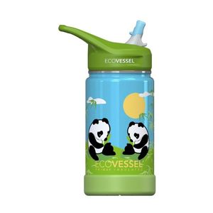 EcoVessel Panda Frost Triple Insulated Water Bottle 350ml