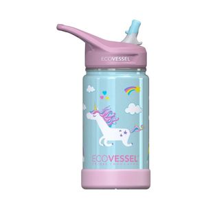 EcoVessel Unicorn Frost Triple Insulated Water Bottle 350ml