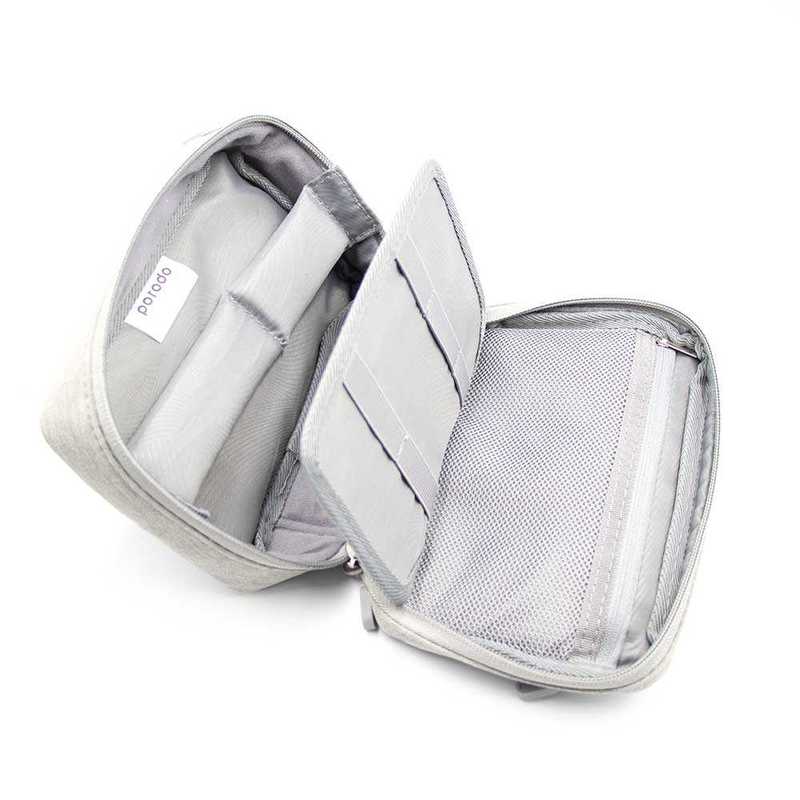 Porodo Convenient Storage Bag 8.2 Inch Grey