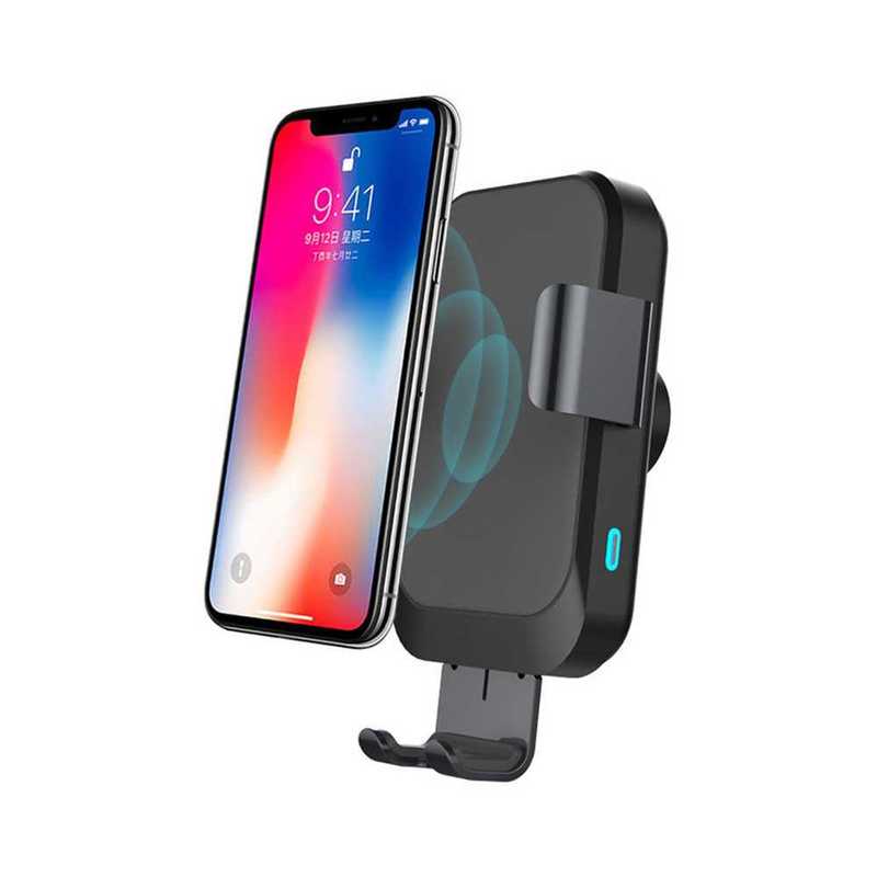 Powerology 15W Fast Wireless Charger Car Mount Extendable Black