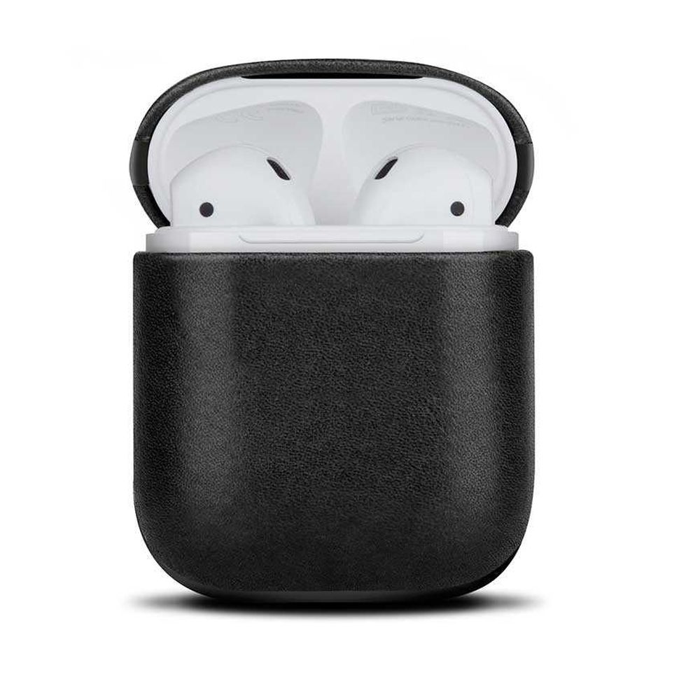 Viva Madrid Airex Leather Case Black for Apple AirPods 1