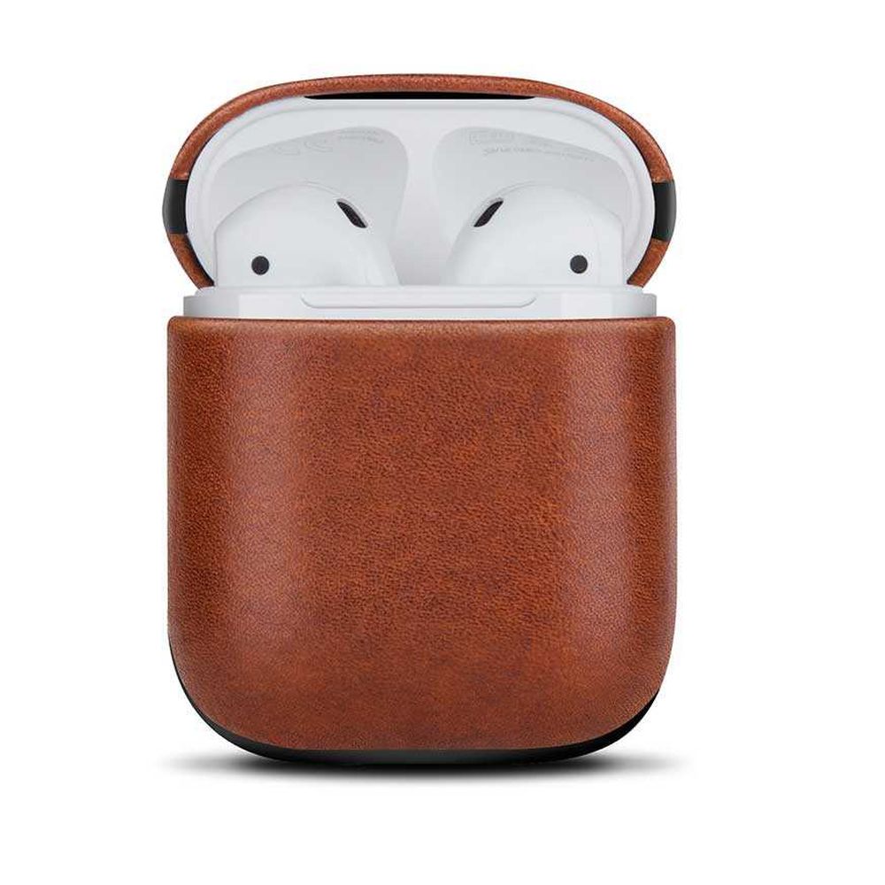 Viva Madrid Airex Leather Case Brown for Apple AirPods 1