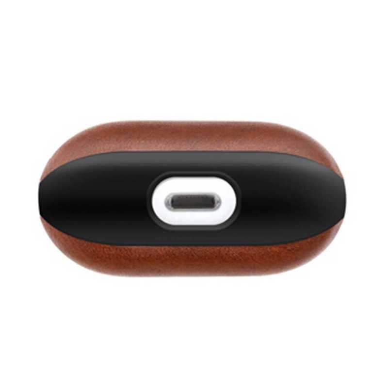 Viva Madrid Airex Vellum Leather Case Brown for Apple AirPods 1