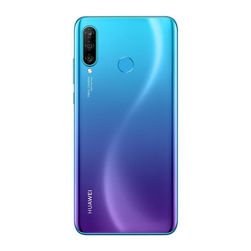 Huawei P30 Lite Smartphone 128GB/6GB RAM/4G/Dual SIM Peacock Blue